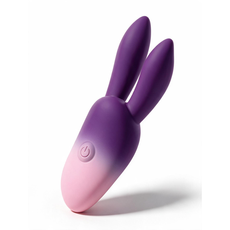 Компактный вибратор LUNE Rabbit с ушками кролика, 10 режимов, 10 × 2,5 см