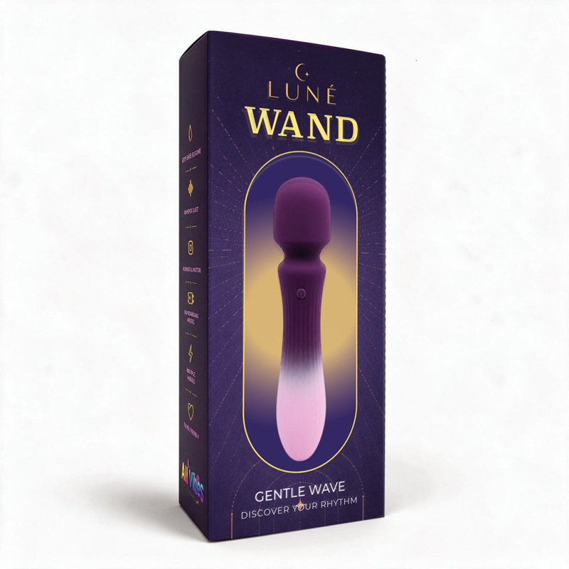 Гибкий мини-микрофон LUNE WAND, 10 режимов вибрации, 15 × 3,5 см