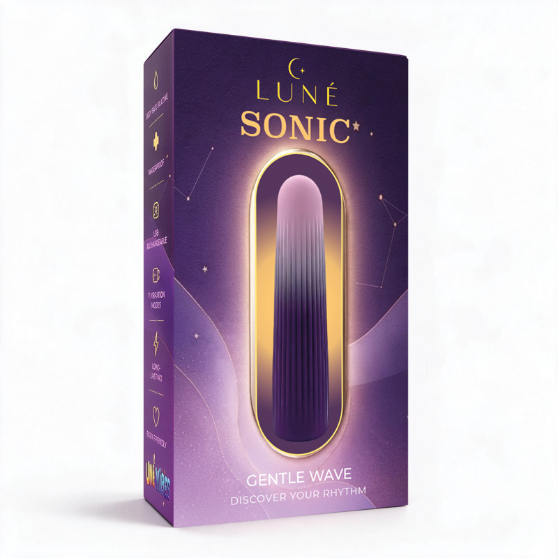 Гибкий мини-вибратор LUNE Sonic Gradient, 10 режимов вибрации, 10 × 2,3 см Гибкий мини-вибратор LUNE Sonic Gradient, 10 режимов вибрации, 10 × 2,3 см