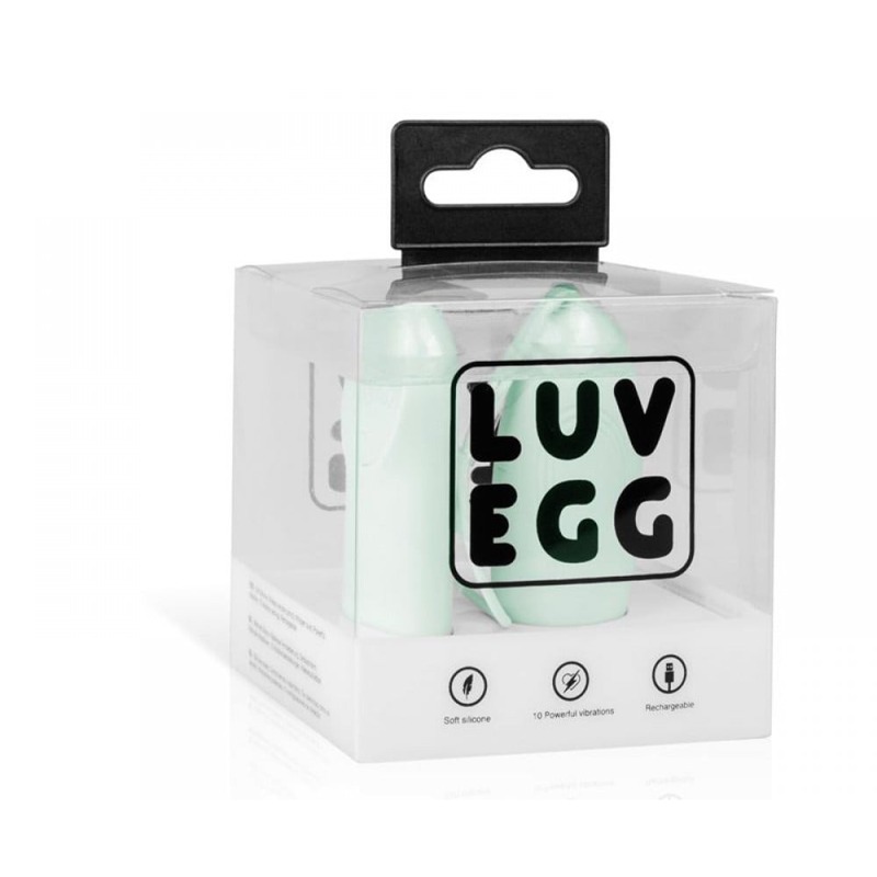 Виброяйцо с дистанционным пультом Luv Egg, силиконовое, зеленое, 6.5 х 3.5 см Виброяйцо с дистанционным пультом Luv Egg, силиконовое, зеленое, 6.5 х 3.5 см
