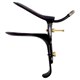 Вагинально-анальное зеркало Fetish Collection Speculum из нержавеющей стали, чёрно-золотое, 15 см Вагинально-анальное зеркало Fetish Collection Speculum из нержавеющей стали, чёрно-золотое, 15 см