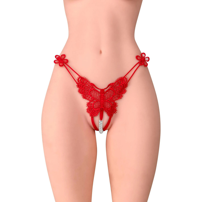 Трусики с жемчугом Fashion Secret Natasha Red