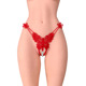 Трусики с жемчугом Fashion Secret Natasha Red