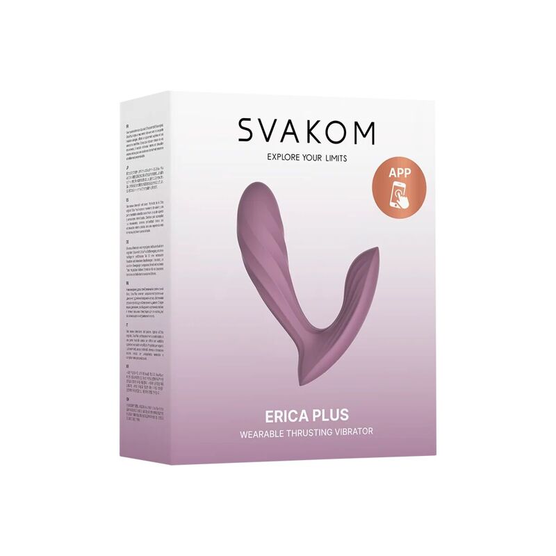 Смарт-пульсатор у трусики Svakom Erica Plus, дуже гнучкий, 2 мотори Смарт-пульсатор у трусики Svakom Erica Plus, дуже гнучкий, 2 мотори