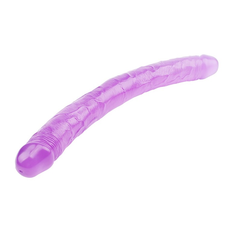 Фаллоимитатор двухсторонний фиолетовый Chisa Hi-Rubber 46 см *4,7 см Фаллоимитатор двухсторонний фиолетовый Chisa Hi-Rubber 46 см *4,7 см