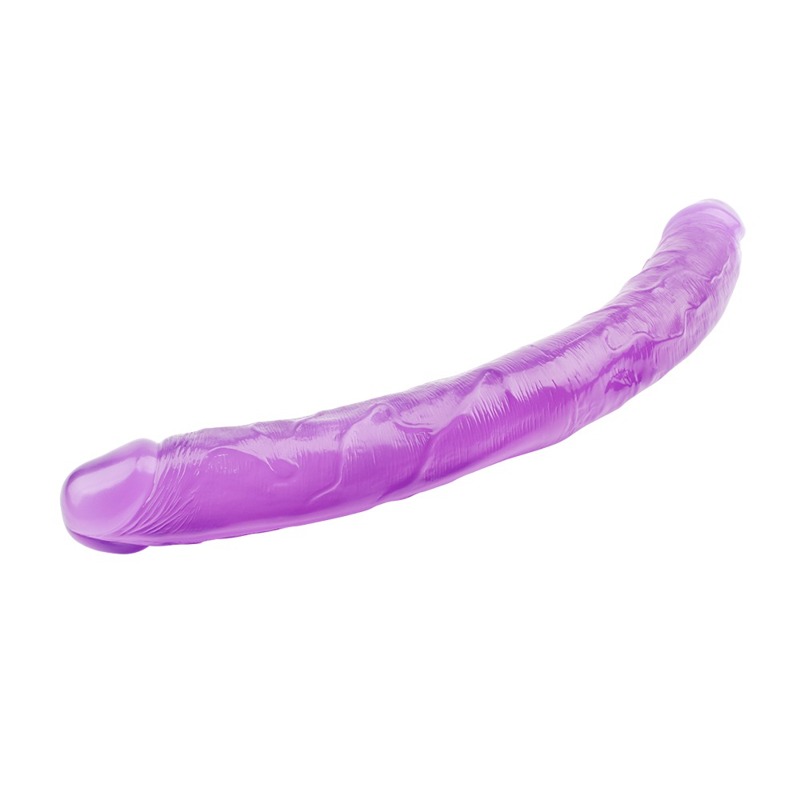 Фаллоимитатор двухсторонний фиолетовый Chisa Hi-Rubber 46 см *4,7 см Фаллоимитатор двухсторонний фиолетовый Chisa Hi-Rubber 46 см *4,7 см