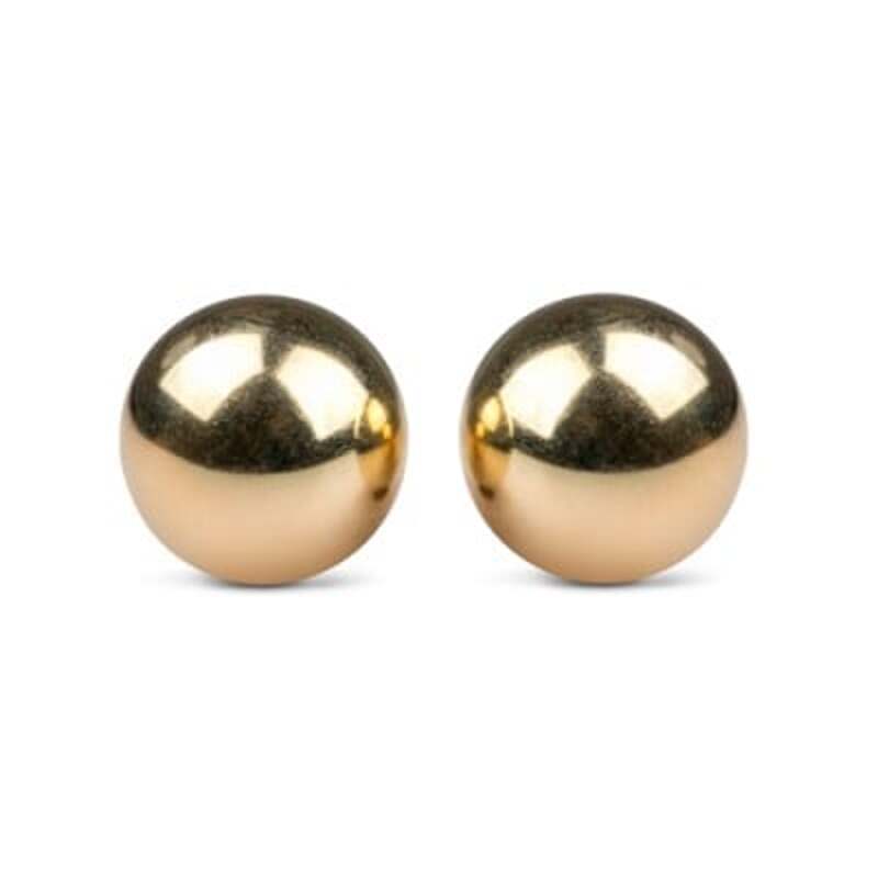 Вагинальные шарики Gold ben wa balls, 25 мм