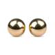 Вагинальные шарики Gold ben wa balls, 25 мм