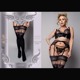 Чулки Ballerina's Secret с широкими кружевными манжетами, черные, XL Чулки Ballerina's Secret с широкими кружевными манжетами, черные, XL