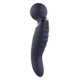 Вибратор микрофон изогнутый двойной стимуляции Dream Toys Glam Dual Wand Vibe, фиолетовый