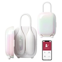 Виброяйцо и вакуумный стимулятор для клитора 2 в1 BeYourLover Magic Suitcase в зарядном кейсе, белый Виброяйцо и вакуумный стимулятор для клитора 2 в1 BeYourLover Magic Suitcase в зарядном кейсе, белый