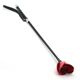 Стек Liebe Seele Flower Rhythm - Black and Red Leather Flowers Riding Crop
