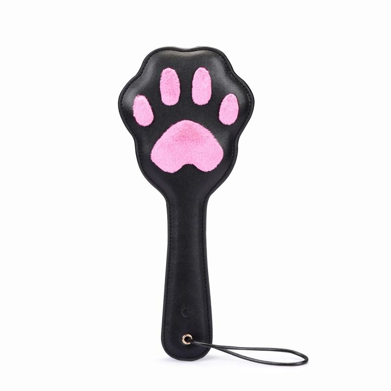 Паддл в виде кошачьей лапки Liebe Seele Round Paddle Black/Pink