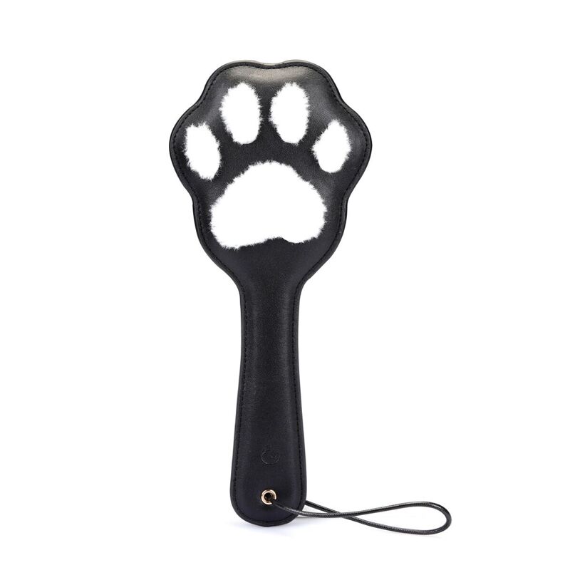 Паддл в виде кошачьей лапки Liebe Seele Round Paddle Black/White