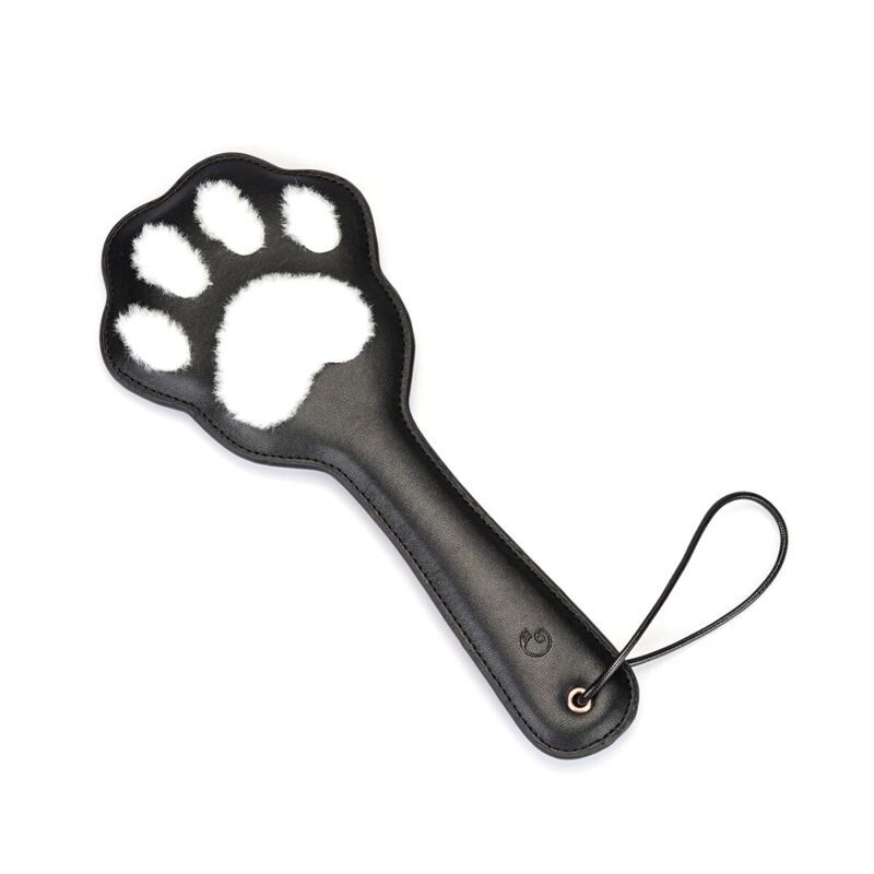 Паддл в виде кошачьей лапки Liebe Seele Round Paddle Black/White