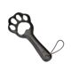 Паддл в виде кошачьей лапки Liebe Seele Round Paddle Black/White
