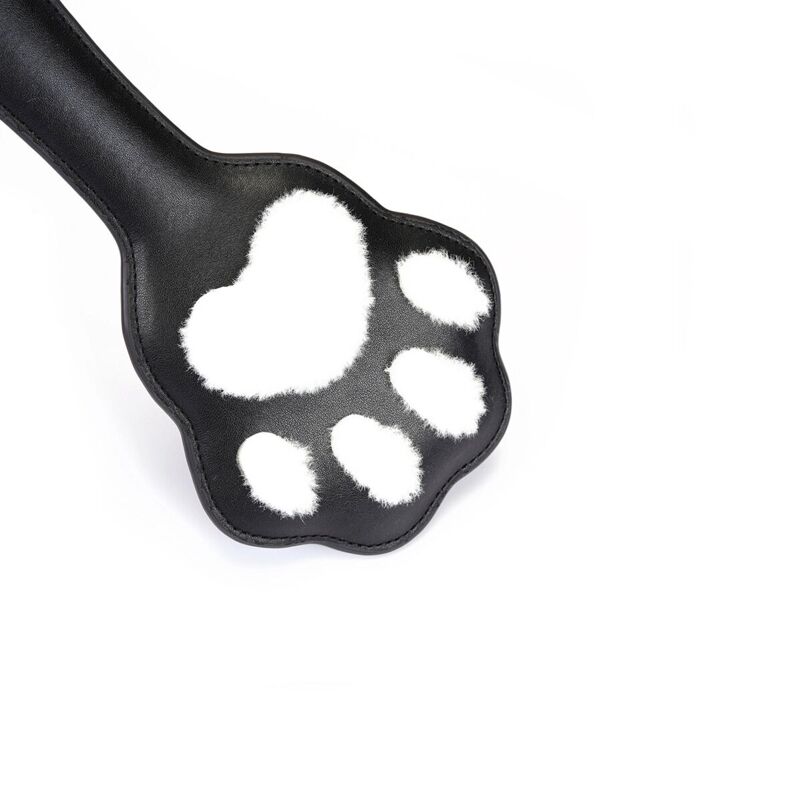 Паддл в виде кошачьей лапки Liebe Seele Round Paddle Black/White