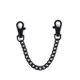 Наручники Liebe Seele Flower Rhythm - Black and Red Leather Flowers Hand Cuffs