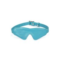 Маска на глаза Liebe Seele Blue Lamb Leather Blindfold with Velvet Lining