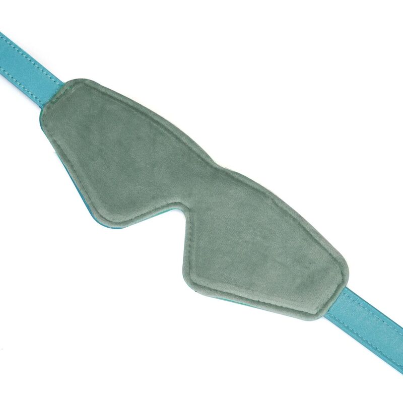 Маска на глаза Liebe Seele Blue Lamb Leather Blindfold with Velvet Lining