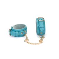 Наручники Liebe Seele Blue Lamb leather Wrist Cuffs with Velvet Lining Наручники Liebe Seele Blue Lamb leather Wrist Cuffs with Velvet Lining
