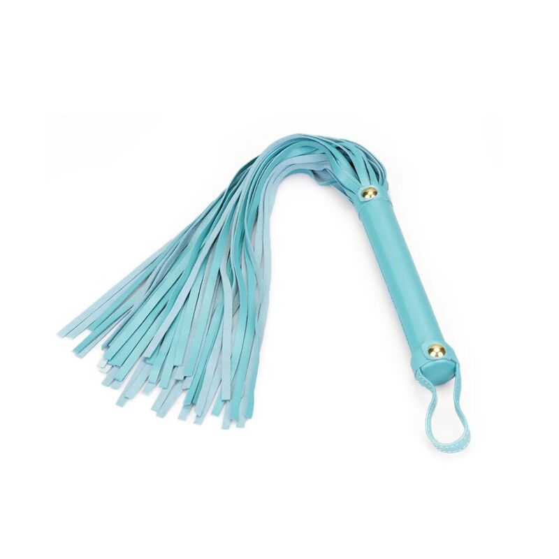 Флоггер Liebe Seele Blue Lamb leather Flogger with Velvet Lining Флоггер Liebe Seele Blue Lamb leather Flogger with Velvet Lining