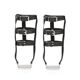Кожаная портупея для голеностопа со шпорами Liebe Seele Leather High Heel Ankle Harness Silver Кожаная портупея для голеностопа со шпорами Liebe Seele Leather High Heel Ankle Harness Silver