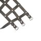 Кожаная портупея для голеностопа со шпорами Liebe Seele Leather High Heel Ankle Harness Silver Кожаная портупея для голеностопа со шпорами Liebe Seele Leather High Heel Ankle Harness Silver