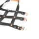 Кожаная портупея для голеностопа со шпорами Liebe Seele Leather High Heel Ankle Harness Rose Gold