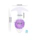 Анальная пробка Liebe Seele Icecream-shaped Crystal Anal Plug - Purple Medium