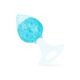 Анальная пробка Liebe Seele Heart-shaped Crystal Anal Plug - Blue Medium