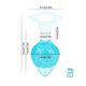 Анальная пробка Liebe Seele Heart-shaped Crystal Anal Plug - Blue Medium