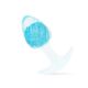 Анальная пробка Liebe Seele Icecream-shaped Crystal Anal Plug - Blue Medium