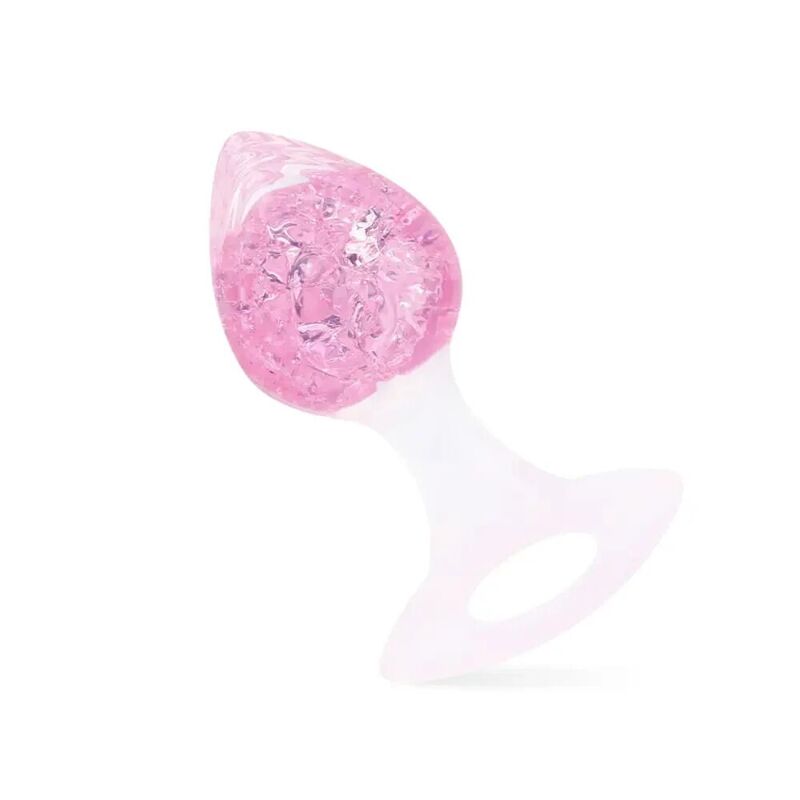 Анальная пробка Liebe Seele Heart-shaped Crystal Anal Plug - Pink Medium