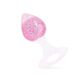 Анальная пробка Liebe Seele Heart-shaped Crystal Anal Plug - Pink Medium