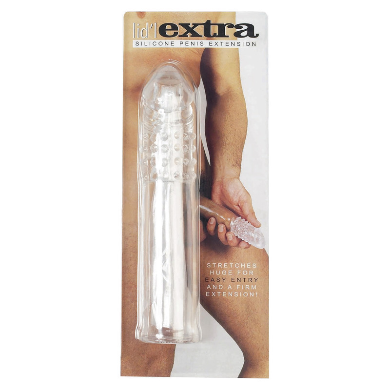 Насадка удлиняющая Seven Creations Lidl Extra Silicone Penis Extension прозрачная