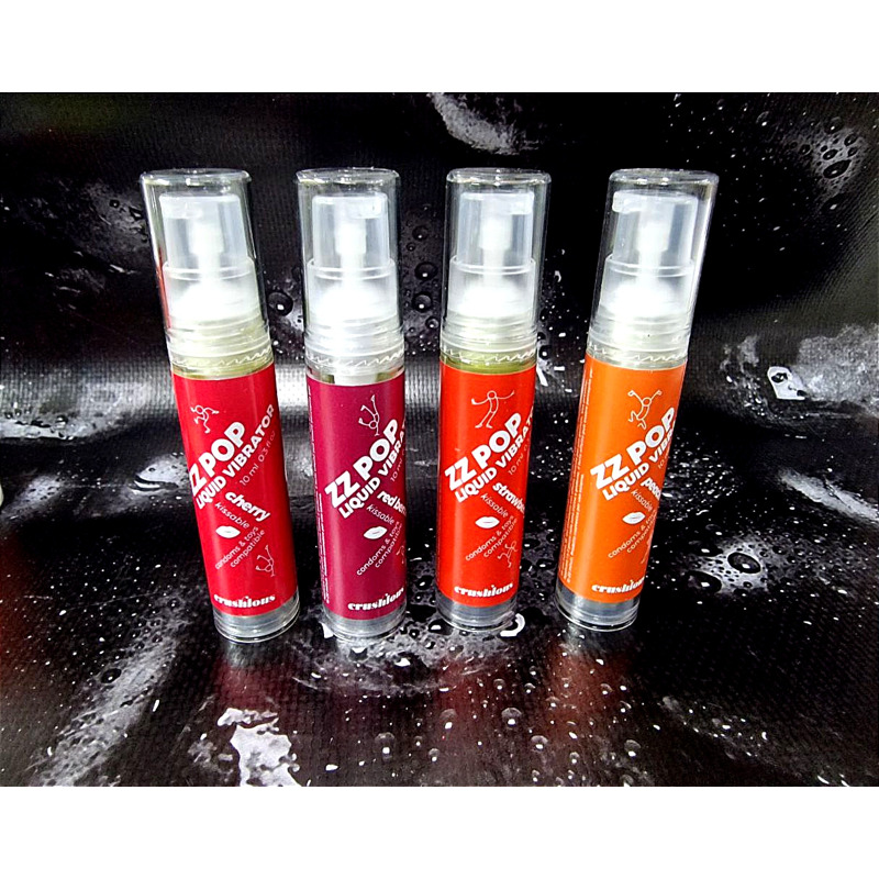 Жидкий вибратор со вкусом персика Crushious Zz Pop, 10 мл Жидкий вибратор со вкусом персика Crushious Zz Pop, 10 мл