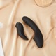 Вибратор 2-в-1 с фрикциями, вакуумом и подогревом BeYourLover FATIMA APP, черный, 19,2 × 6 см