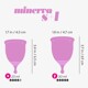 Набор менструальных чаш CRUSHIOUS Minerva, S и L, с чехлом и очистителем игрушек, 150 мл Набор менструальных чаш CRUSHIOUS Minerva, S и L, с чехлом и очистителем игрушек, 150 мл