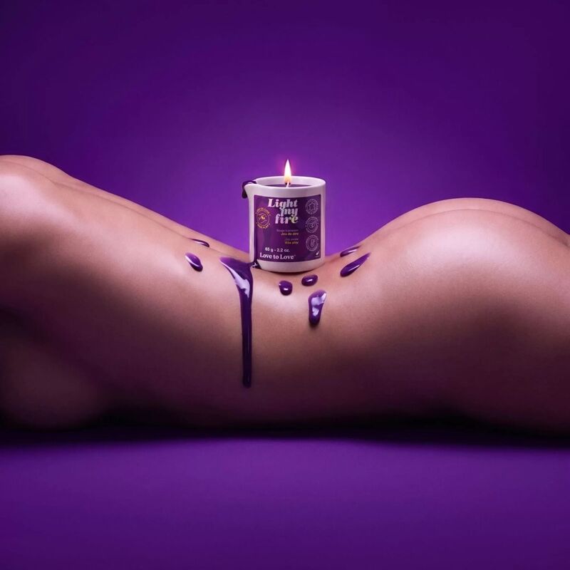 БДСМ-свеча низкотемпературная Love To Love LIGHT MY FIRE - WAX PLAY 65 г