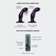 Дилдо с вибрацией Strap-On-Me FINGERING & VIBRATING DILDO - M - PURPLE, с манящим движением