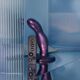Дилдо с вибрацией Strap-On-Me FINGERING & VIBRATING DILDO - M - PURPLE, с манящим движением
