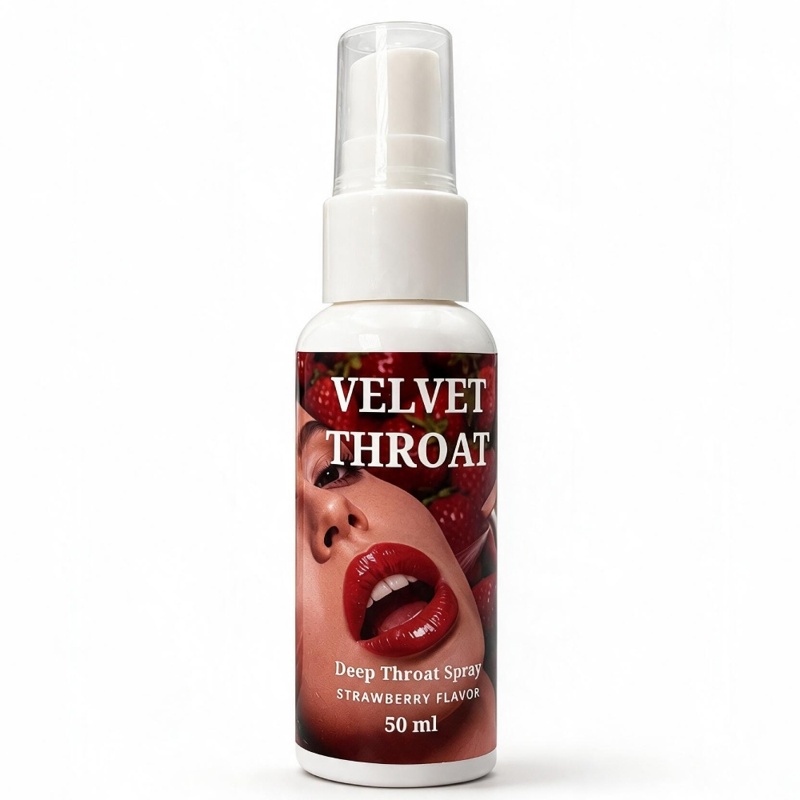 Спрей для глубокого минета WOW Velvet Throat клубника, 50 мл Спрей для глубокого минета WOW Velvet Throat клубника, 50 мл
