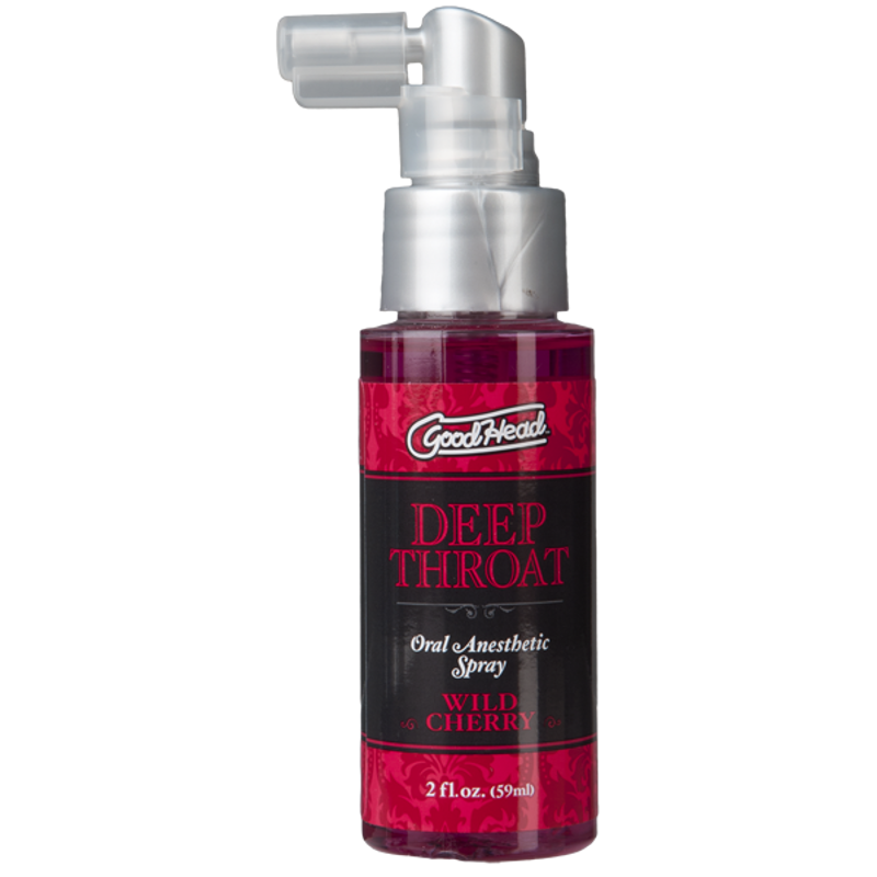 Спрей для минета Doc Johnson GoodHead DeepThroat Spray - Cherry 59 мл  (мятая упаковка!!!)