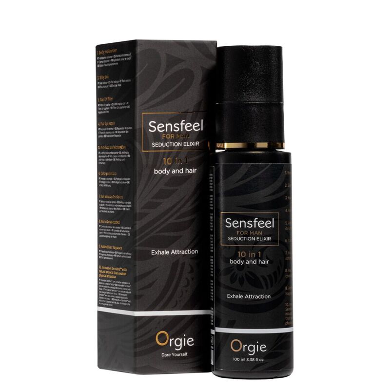 Распродажа!!! Лосьон с феромонами Orgie Sensfeel Seduction Elixir for Man 100мл (срок 15.05.2027)