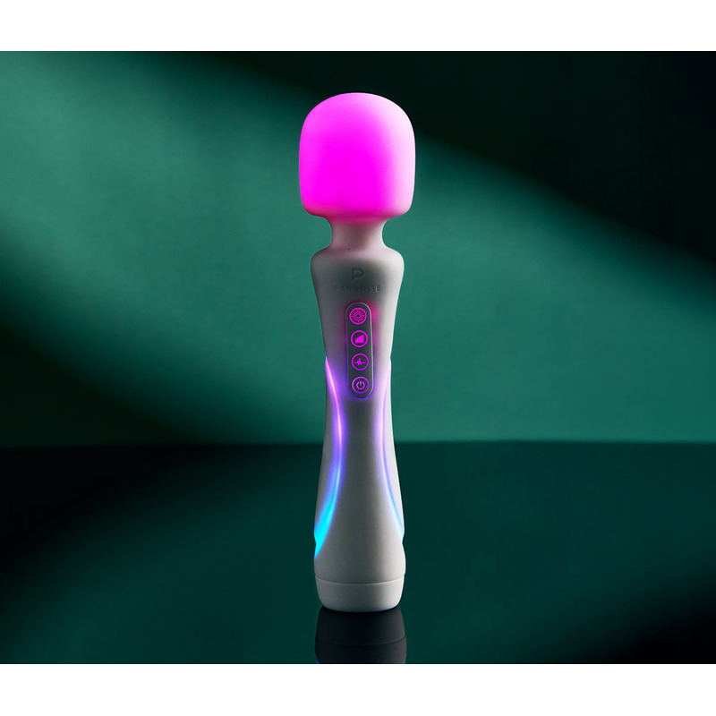 Микрофон с вибрацией, RGB-подсветкой и приложением Illumination The Wand, белый, 24,8 × 5,1 см