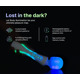 Микрофон с вибрацией, RGB-подсветкой и приложением Illumination The Wand, белый, 24,8 × 5,1 см