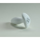 Анальная вибропробка с RGB-подсветкой и приложением Illumination The Plug, белая, 10,2 × 3,2 см Анальная вибропробка с RGB-подсветкой и приложением Illumination The Plug, белая, 10,2 × 3,2 см
