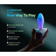 Анальная вибропробка с RGB-подсветкой и приложением Illumination The Plug, белая, 10,2 × 3,2 см Анальная вибропробка с RGB-подсветкой и приложением Illumination The Plug, белая, 10,2 × 3,2 см