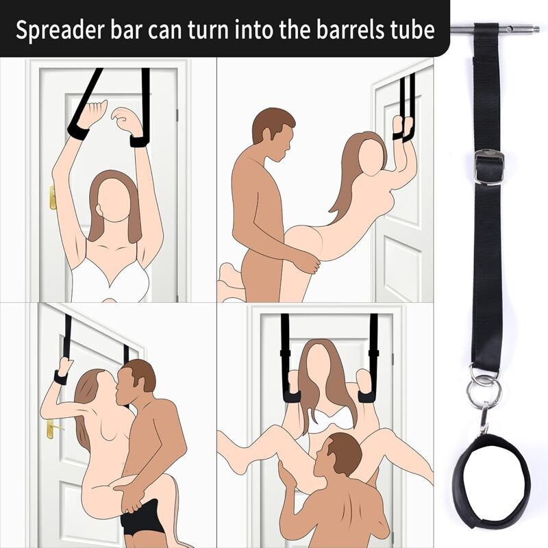 БДСМ-набор LOCKINK YEAHWOW Door Swing & Leg Spreader Bondage set (мятая упаковка!!!)
